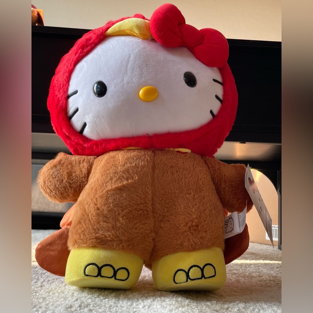 Hello Kitty Turkey Plush Greeter Sanrio Thanksgiving Autumn Fall Decor